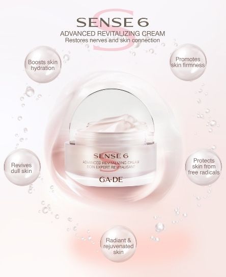 sense 6 advanced revitalizing cream features